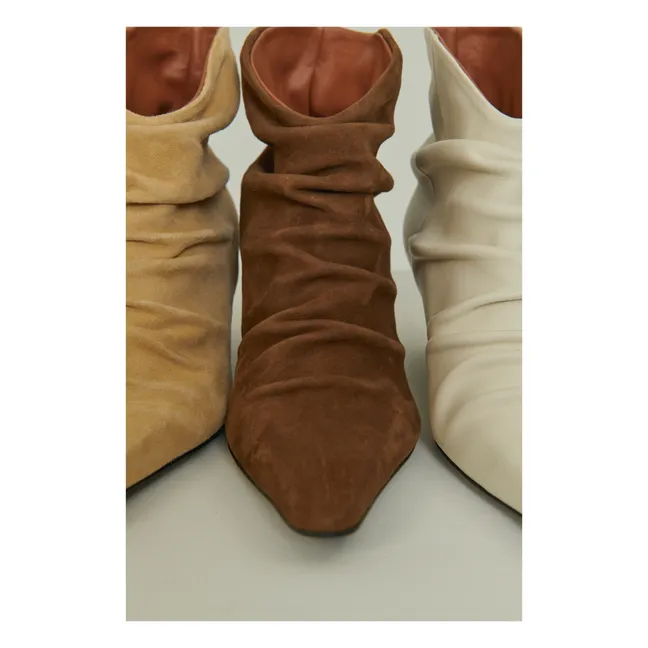 Bottines Slouchy | Noisette