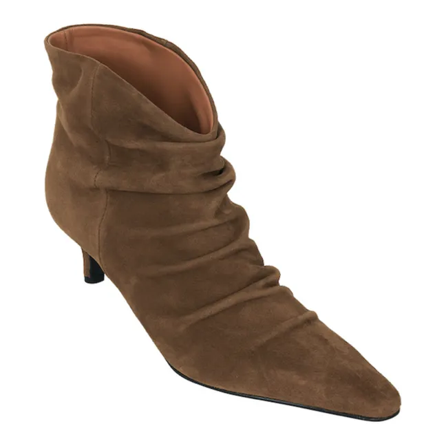 Bottines Slouchy | Noisette