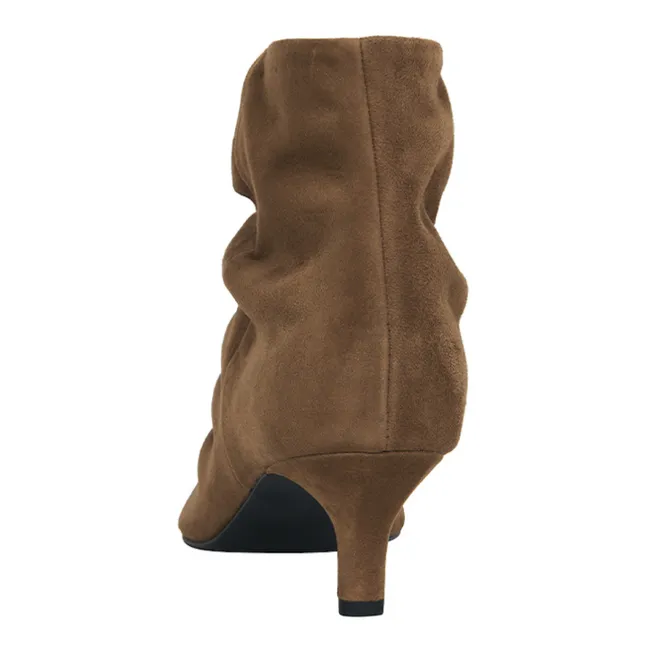 Bottines Slouchy | Noisette