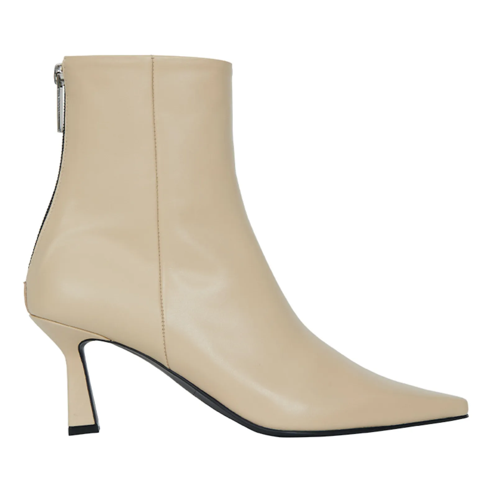 Reike Nen Beige Pointed Ankle Boots