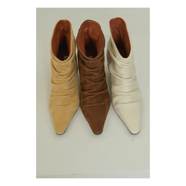 Bottines Slouchy | Noisette