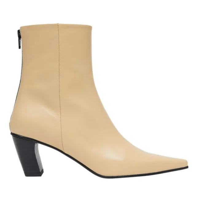 Botas de piel | Beige