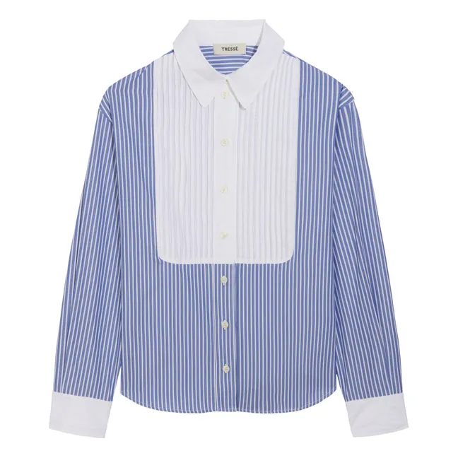 Hemd Cari gestreift | Blau