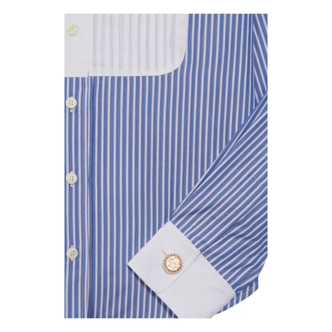 Hemd Cari gestreift | Blau