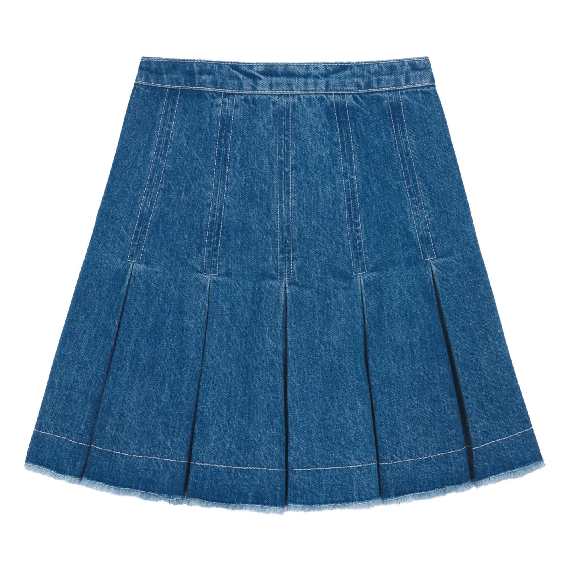 Tressé Blue Jini Denim Skirt