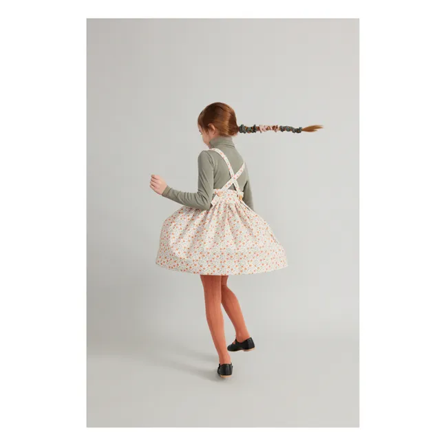 Enola Organic Cotton and Linen Strapless Dress | Ecru