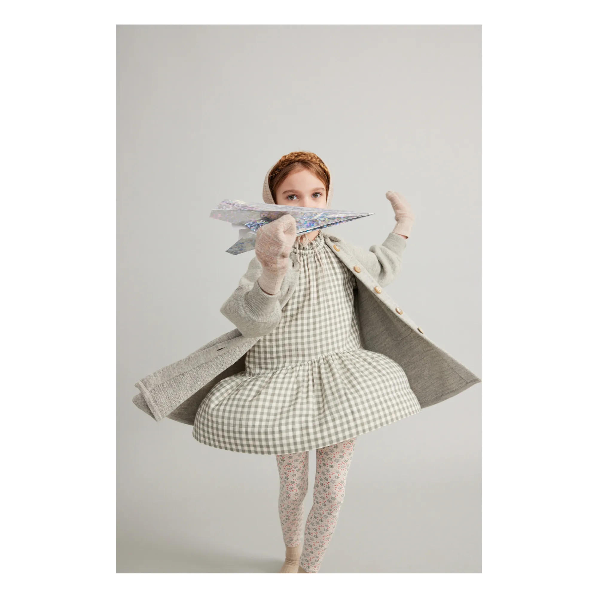 SOOR PLOOM♡Edith dress / leaf print 6Y