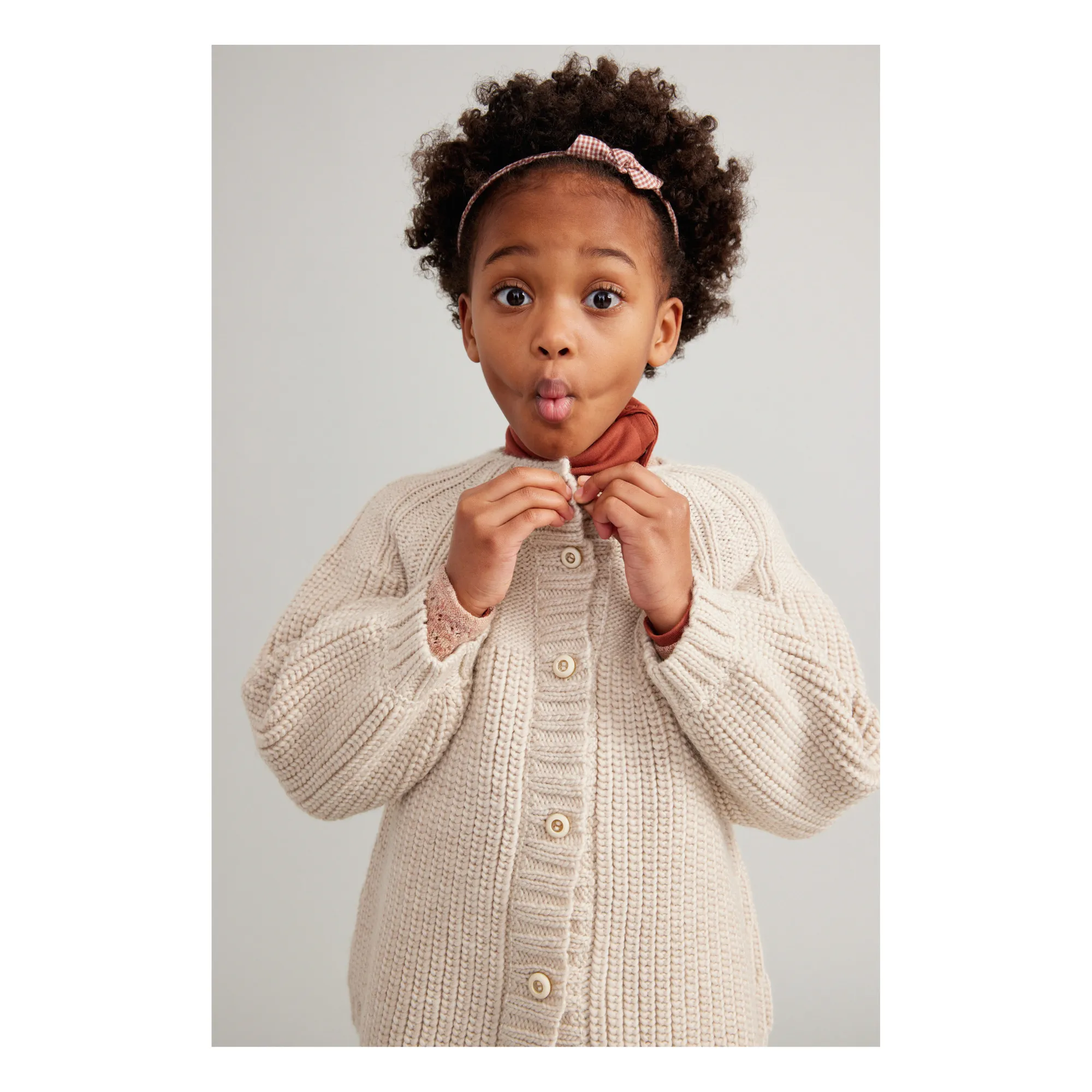 Soor ploom はかり Hilma Cardigan (Henna) 8y 