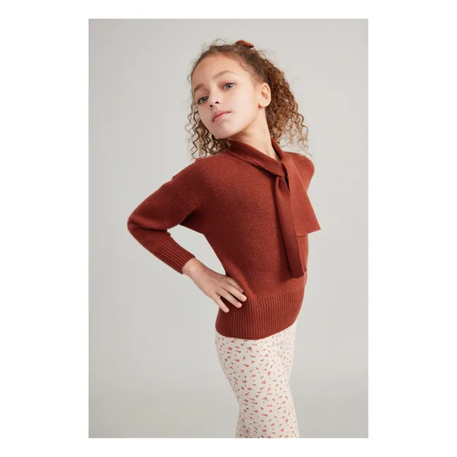 Merino-Pullover Capucine | Rostfarben