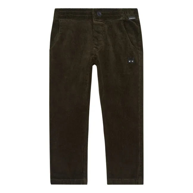 Pantalón de terciopelo Whaler | Verde oliva