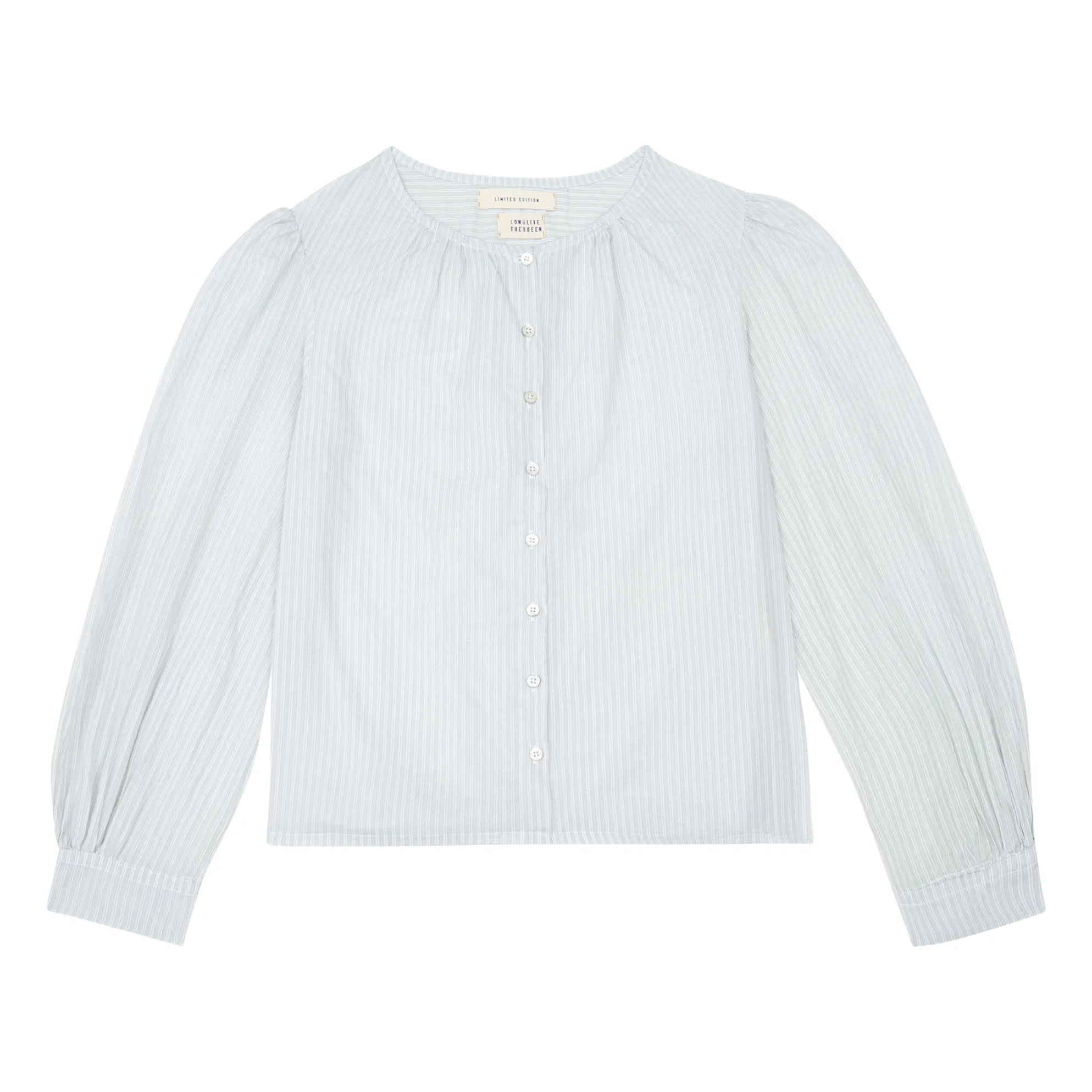 Longlivethequeen Grey Striped Blouse