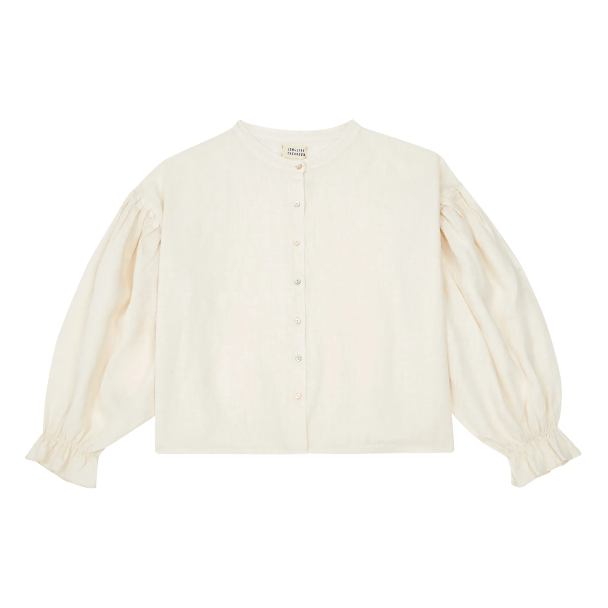 Longlivethequeen Ecru Linen Blouse