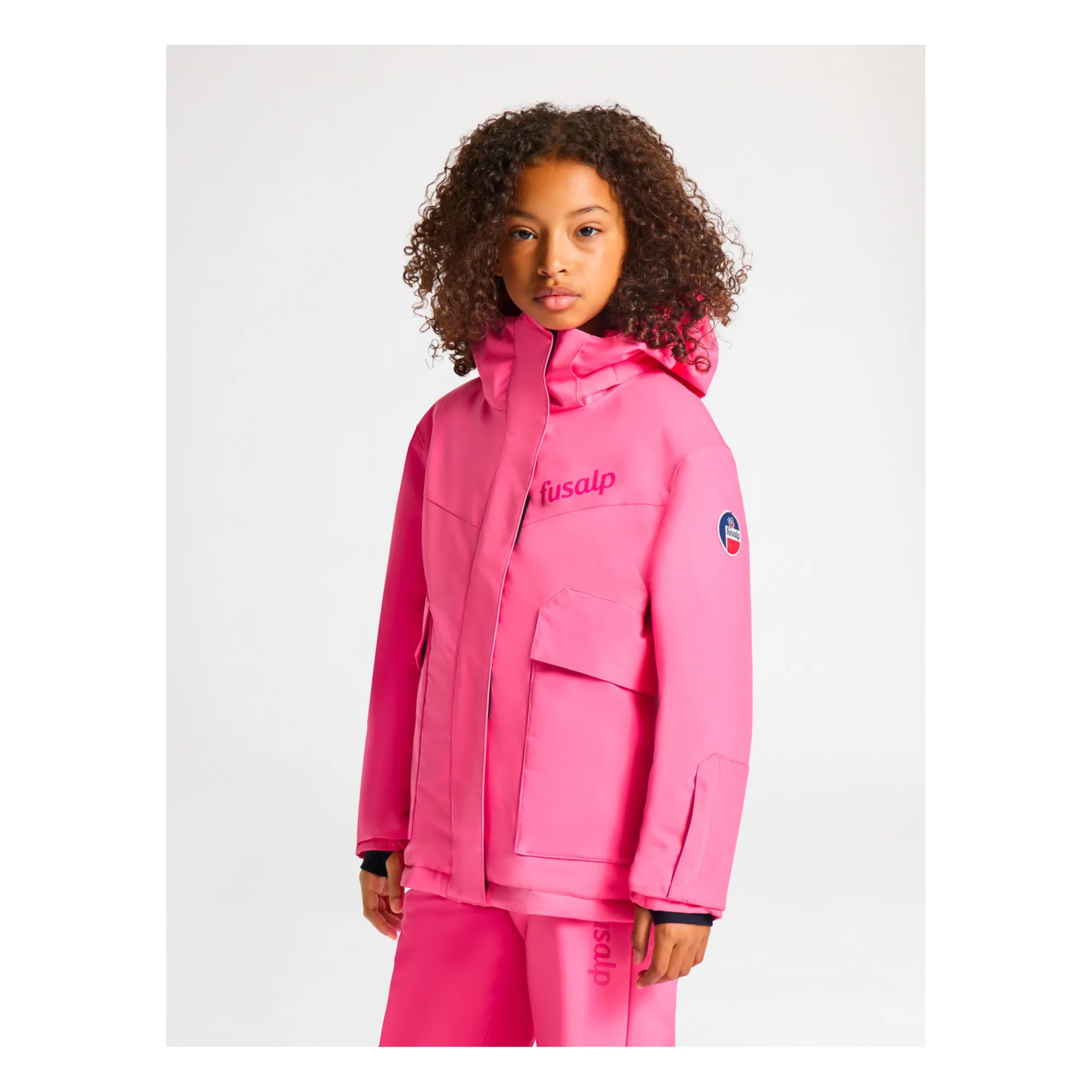 fusalp フード付きピンクスキーウェア　ヴィンテージ　美品 Fusalp - Neptune Ski Jacket - Pink | Smallable