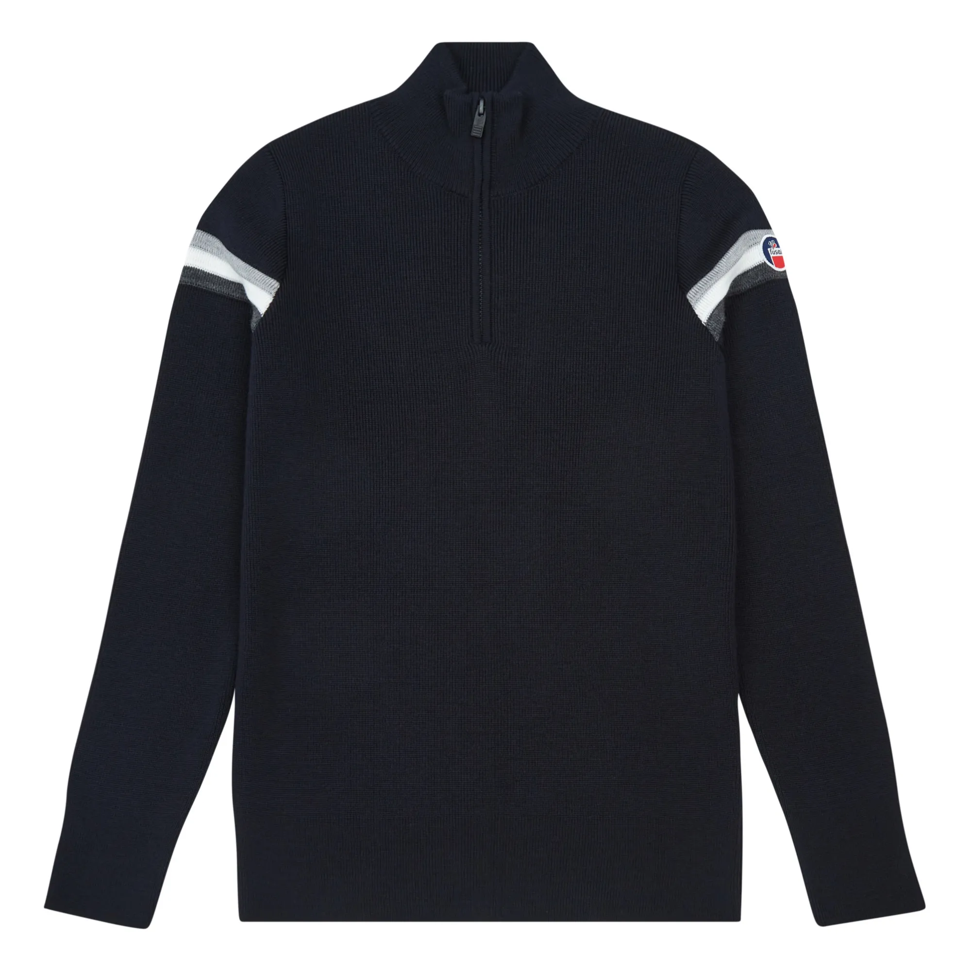 Fusalp Navy Blue Wengen Zip Sweat Top