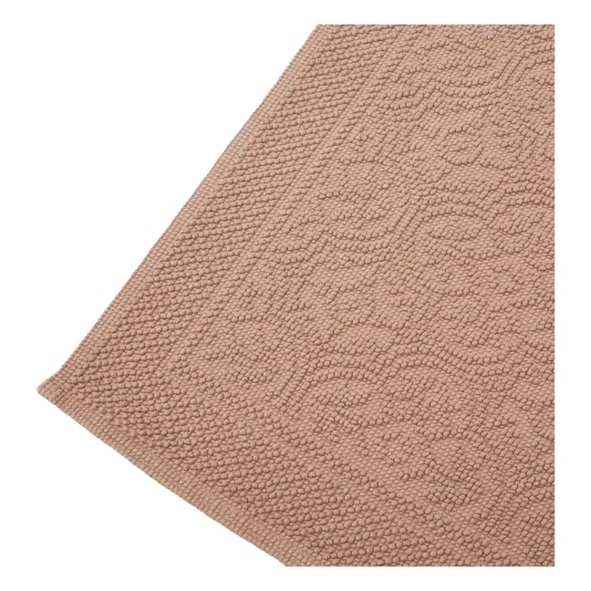 Kymi bath mat | Beige pink