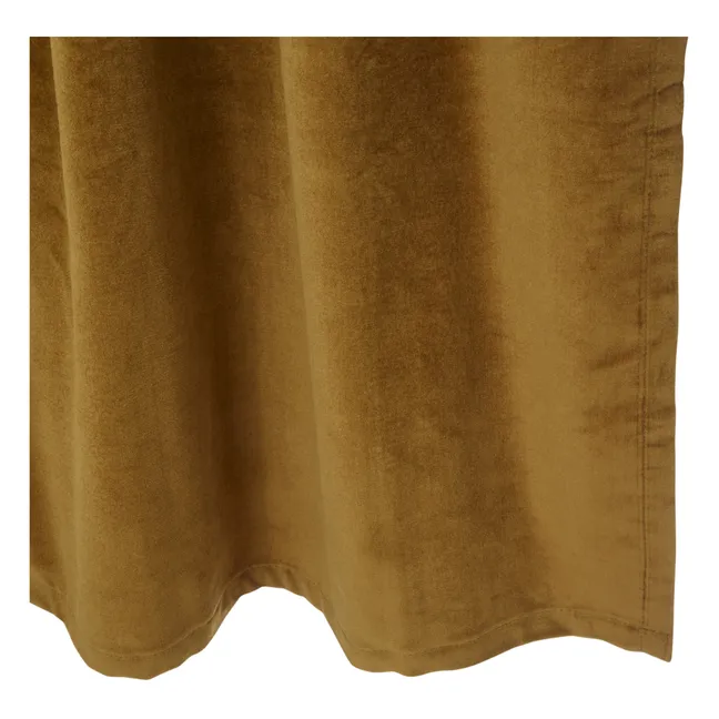 Dehli velvet curtain | Gold