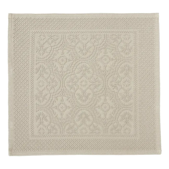 Alfombra de baño Kymi | Crema