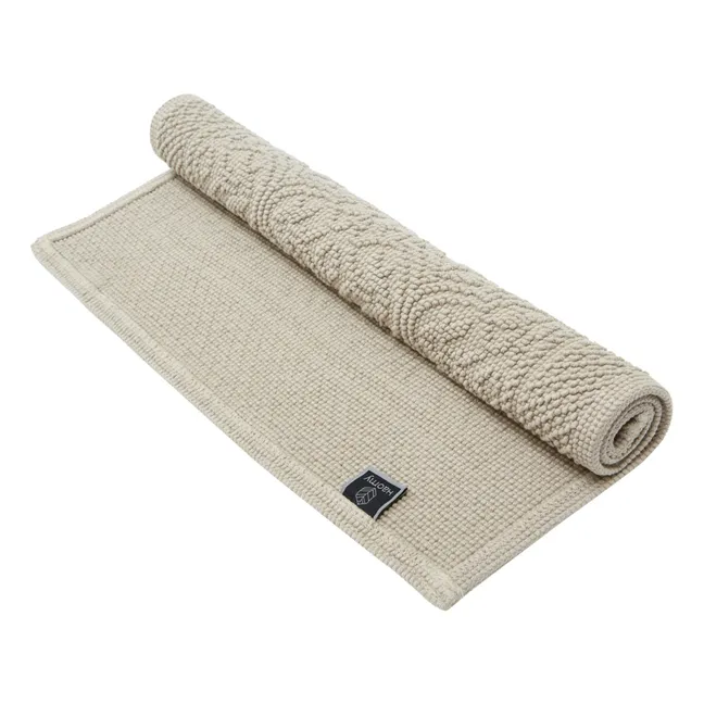 Alfombra de baño Kymi | Crema