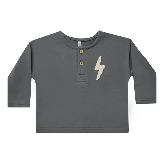 Bolt Henley T-Shirt | Grey