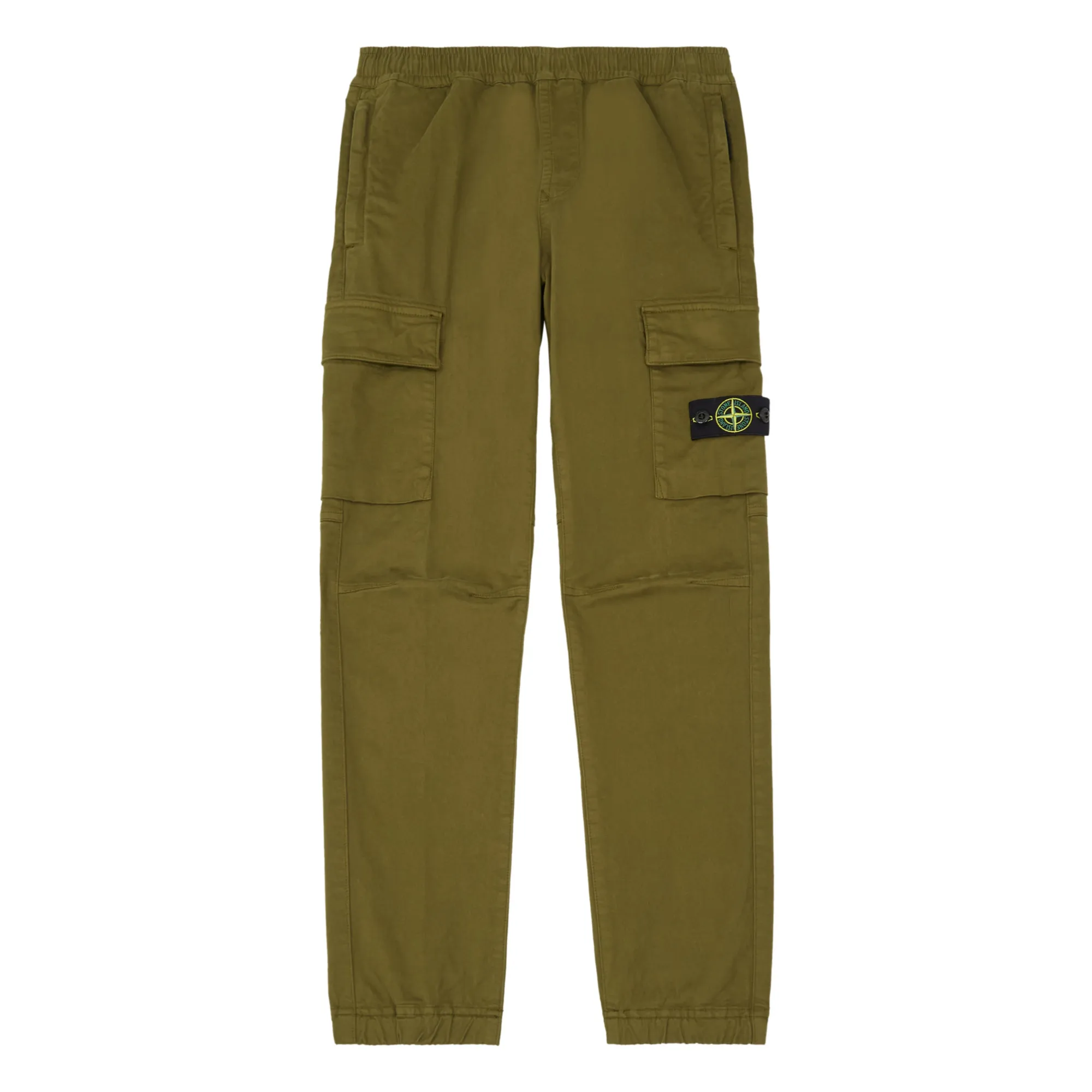 Stone Island Khaki Tarered Trousers