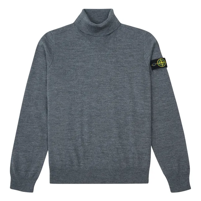 Funnel Neck Sweater | Grey