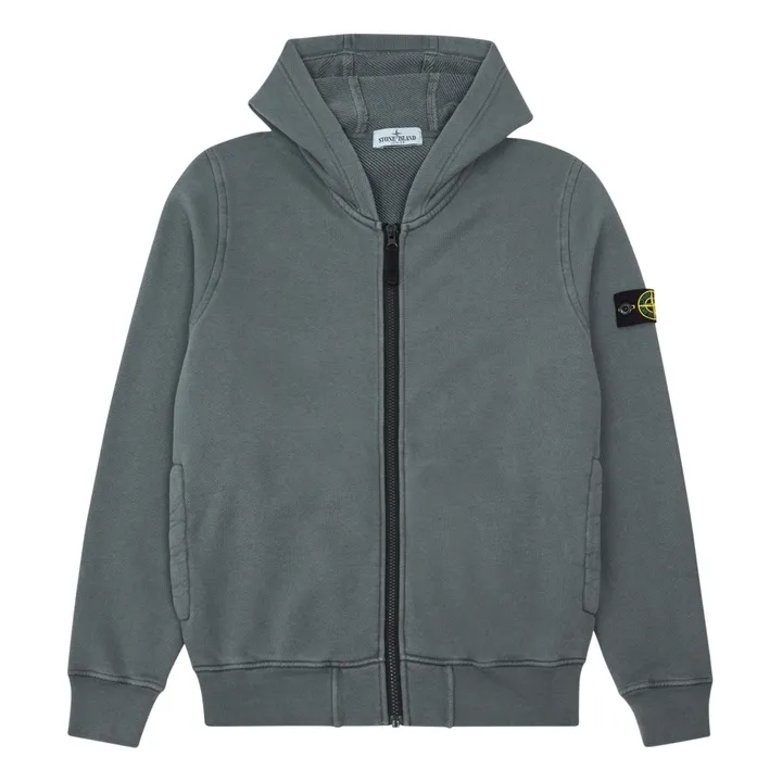 Sweat Zippé | Bleu gris- Image produit n°0