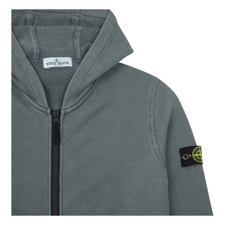 Sweat Zippé | Bleu gris- Image produit n°1