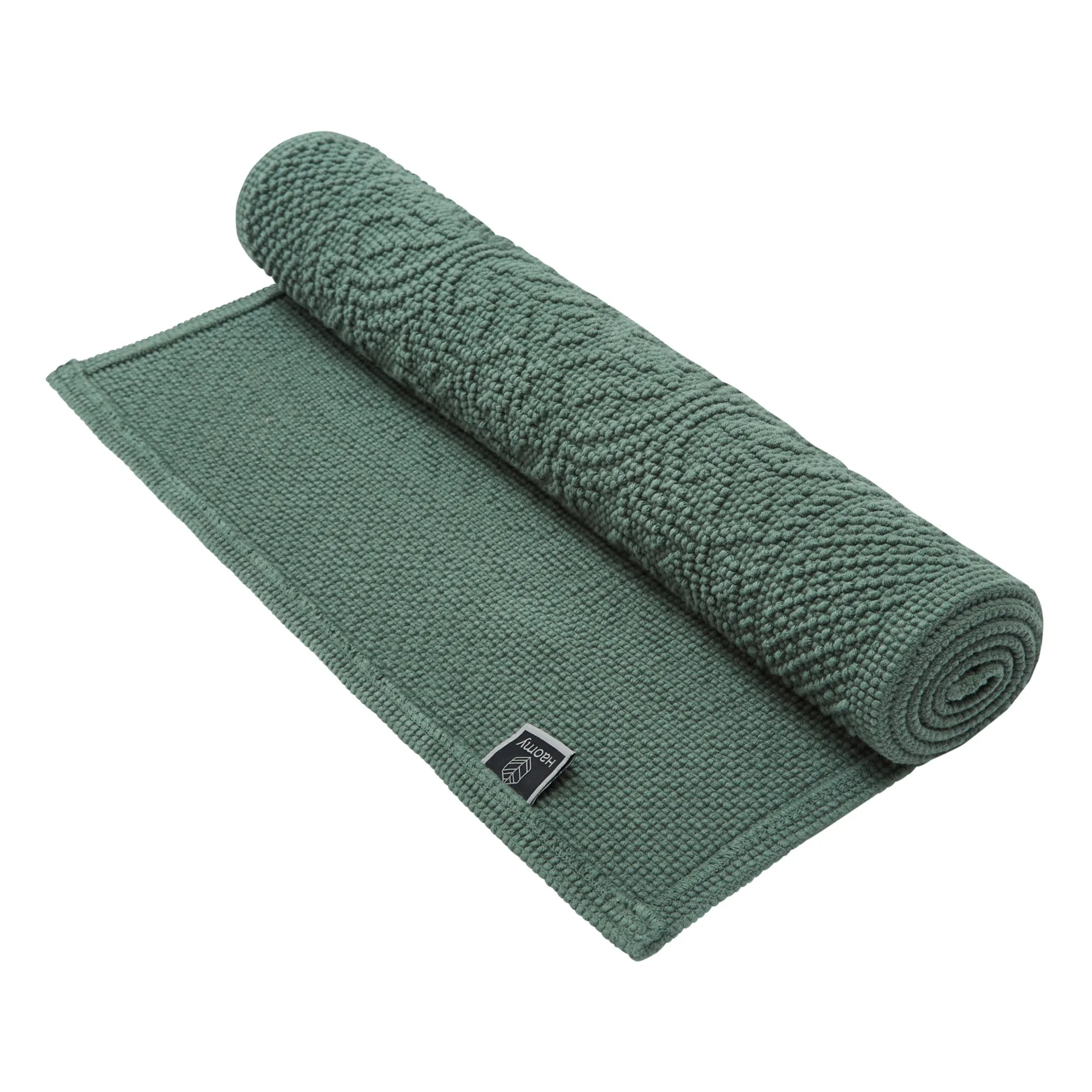 Haomy Bluish Grey Kymi Bath Mat