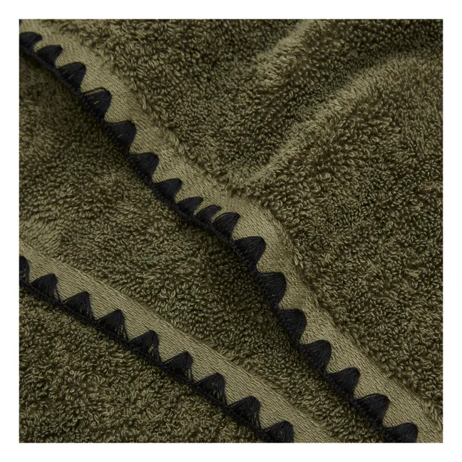 Badehandtuch aus Bio-Baumwolle | Khaki