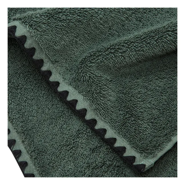 Issey cotton bath towel | Bluish grey