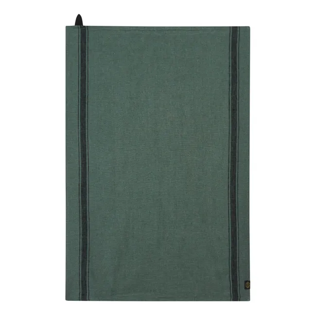 Olbia linen tea towel | Bluish grey