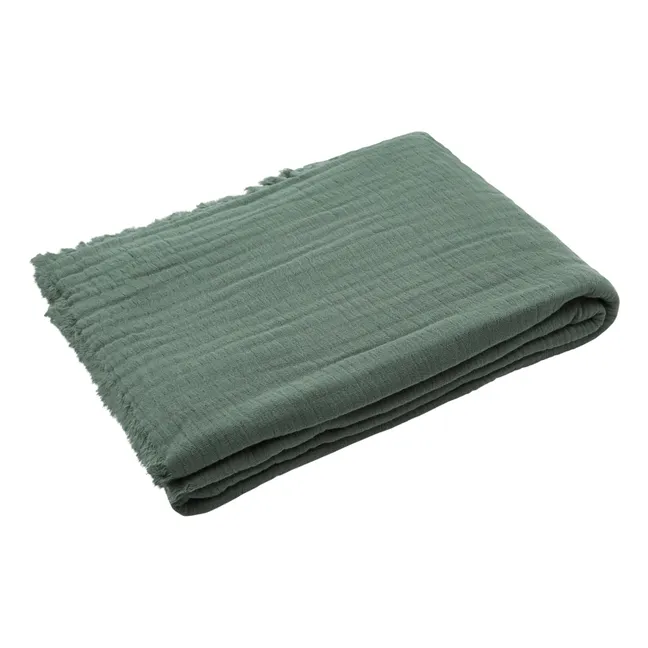 Vanly cotton gauze blanket | Bluish grey