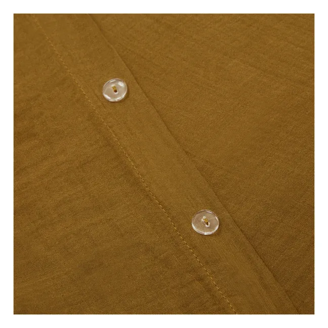 Duvet cover Dili in cotton voile | Gold