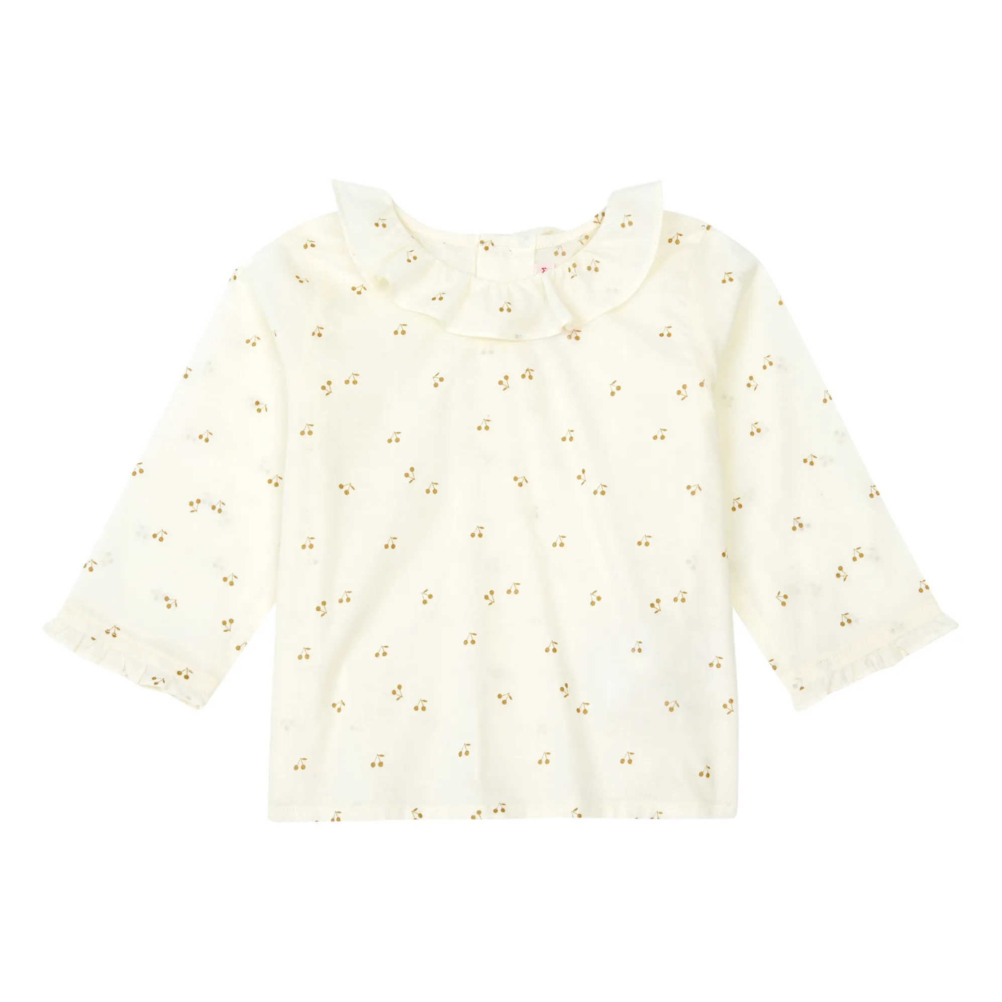 Bonpoint Ecru Ganiti Cherry Blouse