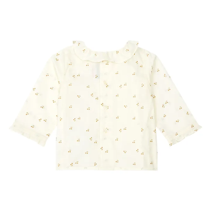 Blouse Cerises Ganiti | Ecru- Image produit n°1