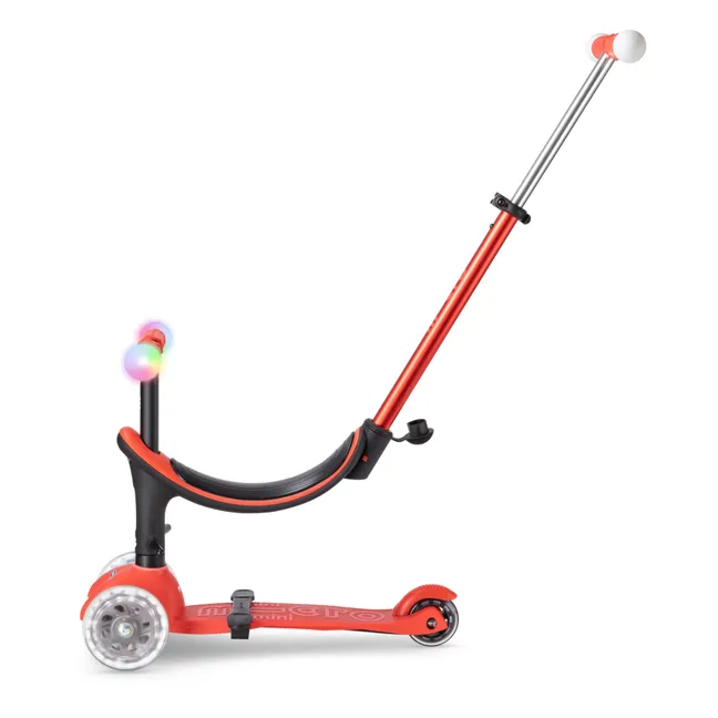 Revolution Deluxe Magic LED 3-in-1 Mini Scooter | Red