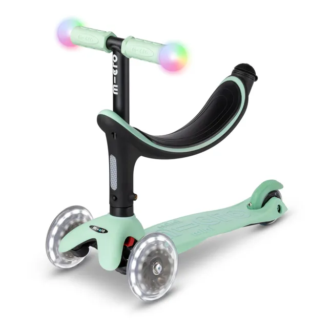 Revolution Deluxe Magic LED 3-in-1 Mini Scooter | Mint Green