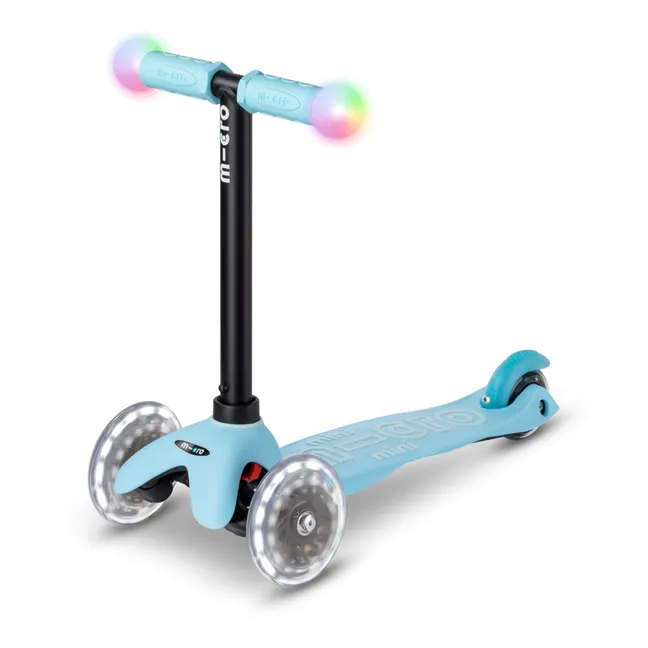 Mini-Scooter 3 in1 Revolution Deluxe Magic LED | Blau