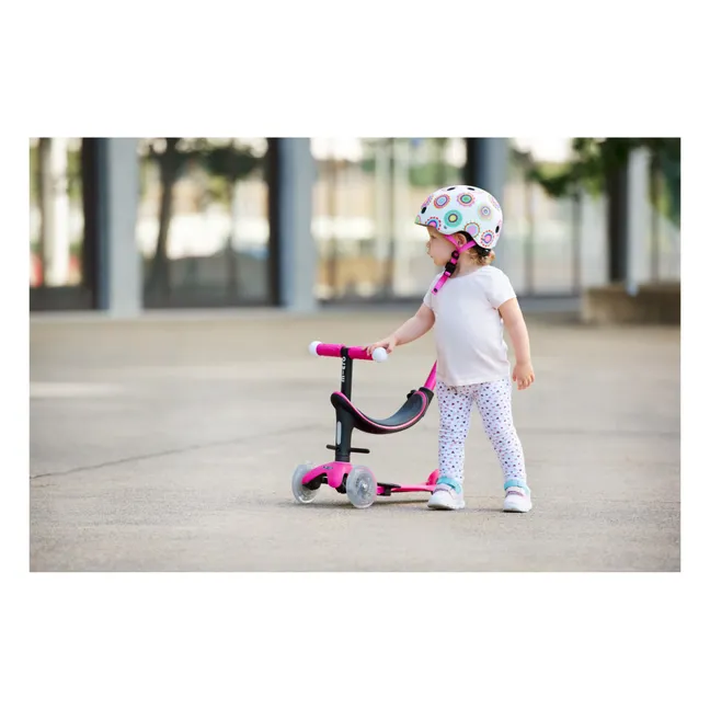 Revolution Deluxe Magic LED 3-in-1 Mini Scooter | Raspberry Red
