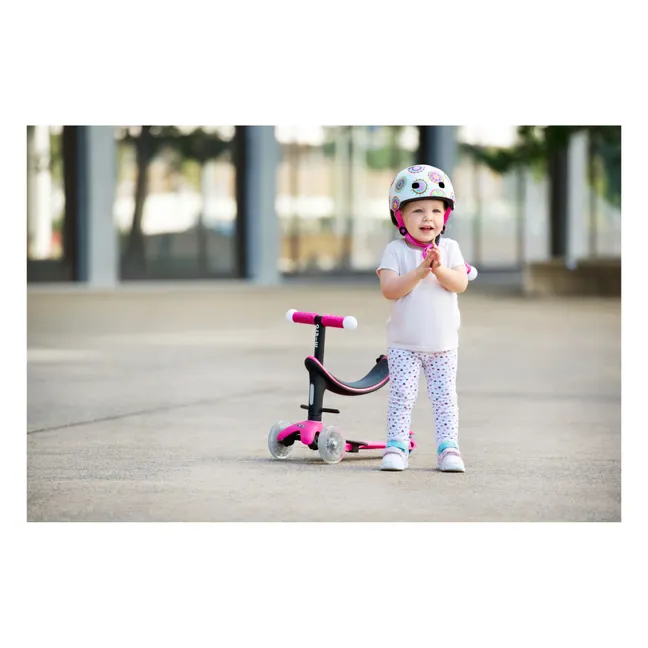Revolution Deluxe Magic LED 3-in-1 Mini Scooter | Raspberry Red