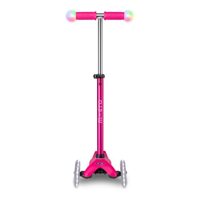 Revolution Deluxe Magic LED 3-in-1 Mini Scooter | Raspberry Red