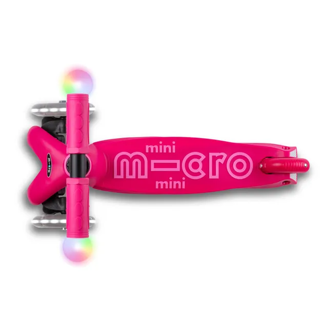 Revolution Deluxe Magic LED 3-in-1 Mini Scooter | Raspberry Red