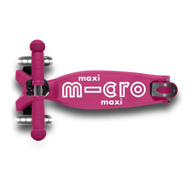 Roller Maxi Micro Deluxe LED zusammenklappbar | Rot