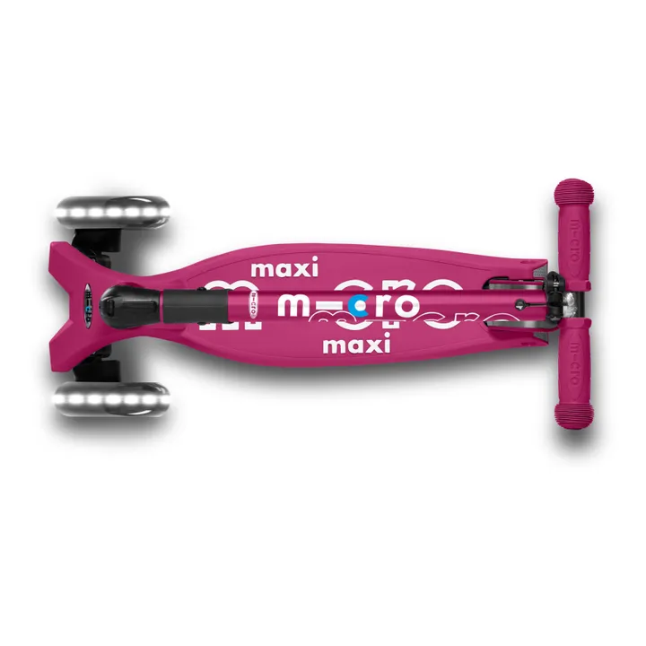 Maxi Deluxe folding LED scooter | Framboise- Product image n°3
