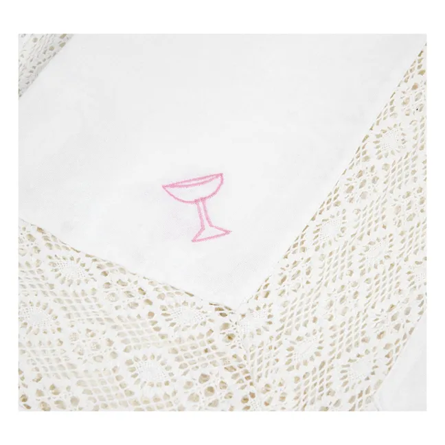 Cheers tablecloth | White