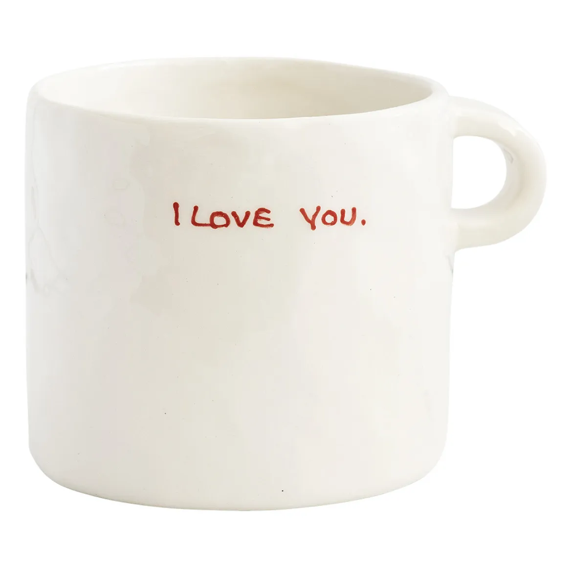 Anna + Nina Cream I Love You Mug