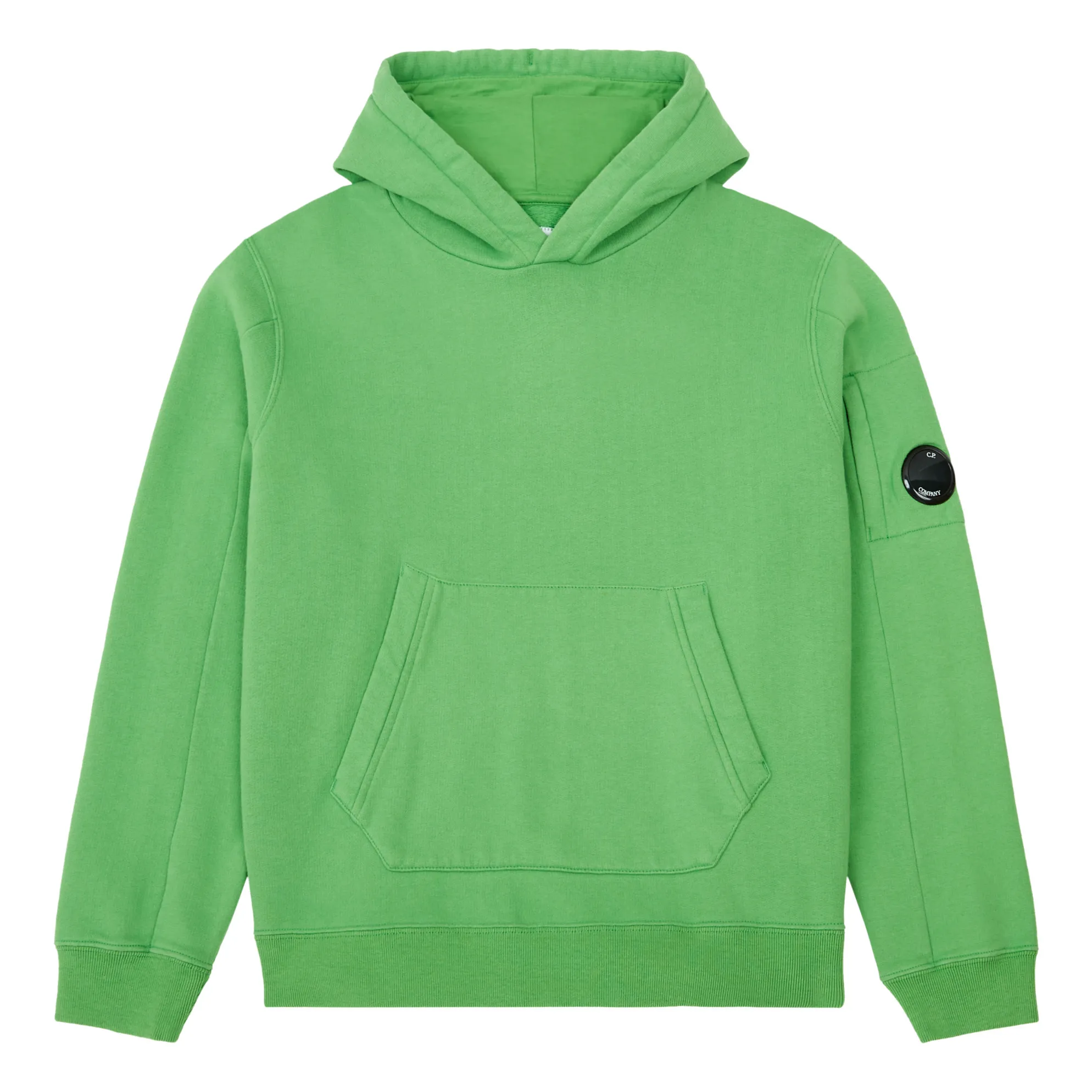 C.p. Company Green Hoodie Logo