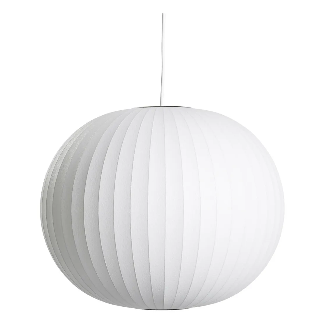 Hay Off-White The Nelson Saucer Bubble Medium Pendant - George Nelson