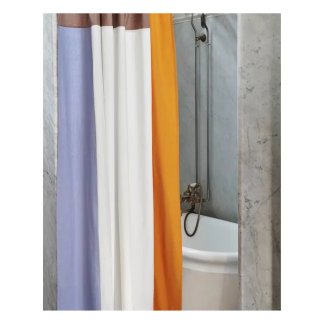 Pivot shower curtain | Cream