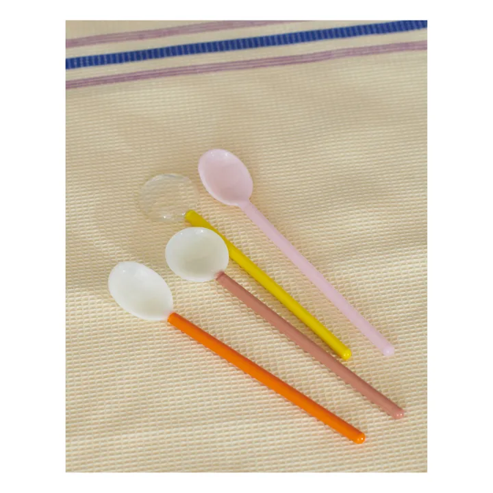 Cucharas de borosilicato - Juego de 2 | Naranja- Imagen del producto n°1